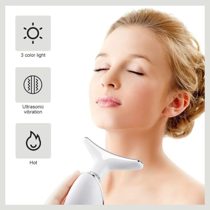 Wireless Remote Control Gua Sha Facial Tool Stainless Steel Face Body Roller Portable Light Beauty Salons Personal Care