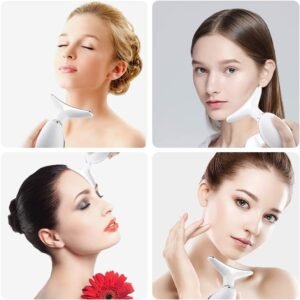 Wireless Remote Control Gua Sha Facial Tool Stainless Steel Face Body Roller Portable Light Beauty Salons Personal Care