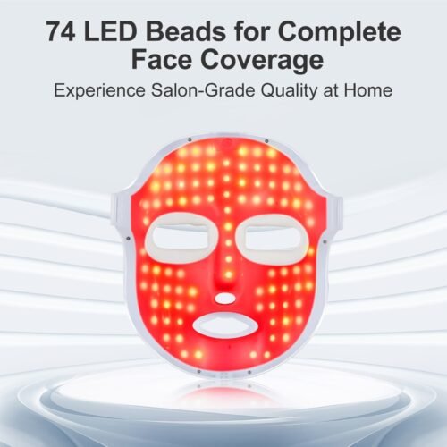 Beauty LED Mask with 7 Colors Light,Light Therapy Mask with 270PCS Beads,Face Masks Beauty for Women,LED Light Therapy Mask for All Skin Types