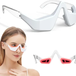 Professional Eye Wrinkle Massager with Light Emitting Diode Red Light Electric Wireless Eye Beauty Instrument