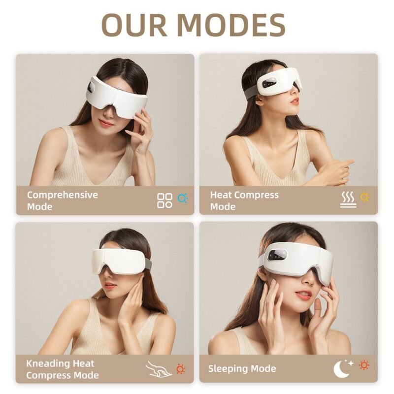Eye Massager Hot Compress Music Vibration Multi-function Eye Mask Eye Protection Eye Massager