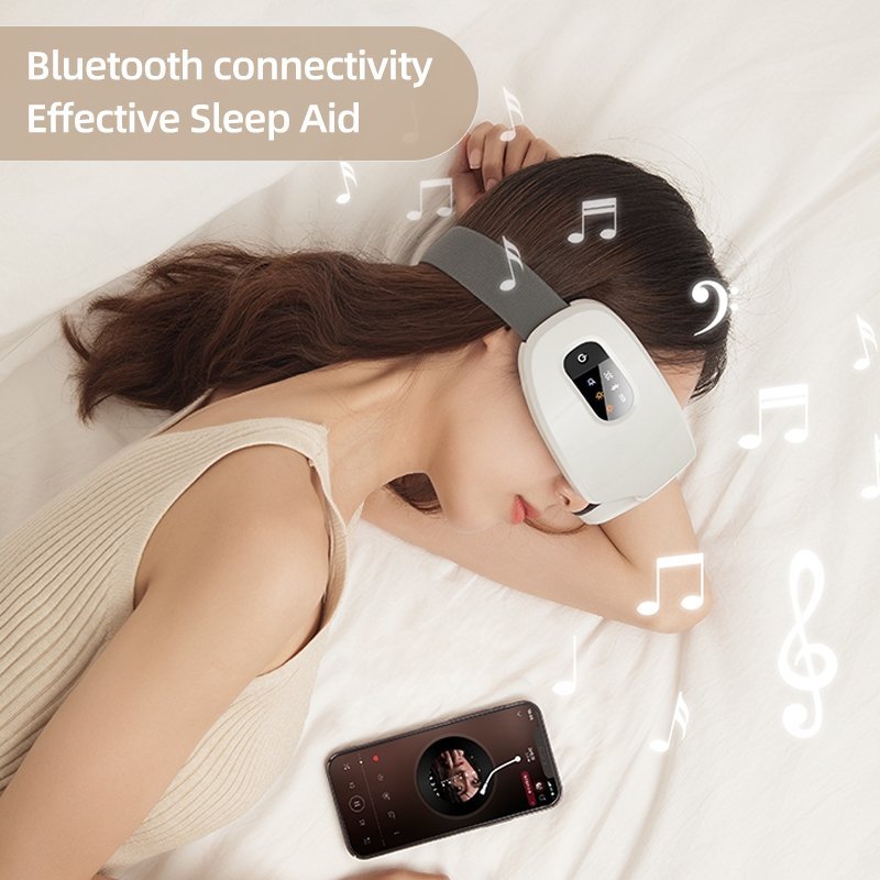 Eye Massager Hot Compress Music Vibration Multi-function Eye Mask Eye Protection Eye Massager