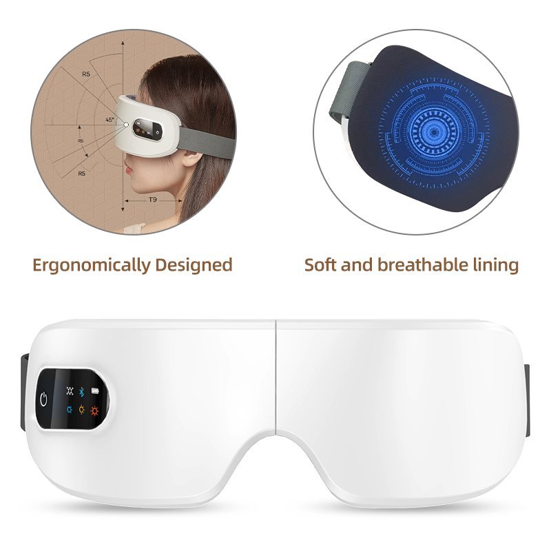 Eye Massager Hot Compress Music Vibration Multi-function Eye Mask Eye Protection Eye Massager