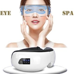 Wireless Eye Massage Air Compression Eye Massage Bluetooth Music Smart Eye Massager Machine White