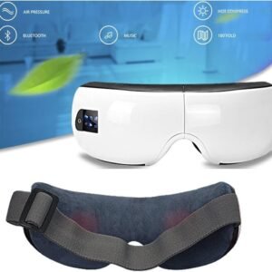 Wireless Eye Massage Air Compression Eye Massage Bluetooth Music Smart Eye Massager Machine White