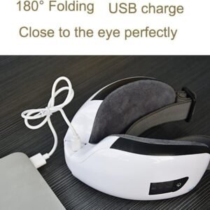 Wireless Eye Massage Air Compression Eye Massage Bluetooth Music Smart Eye Massager Machine White