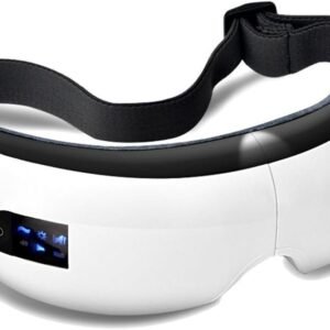 Wireless Eye Massage Air Compression Eye Massage Bluetooth Music Smart Eye Massager Machine White