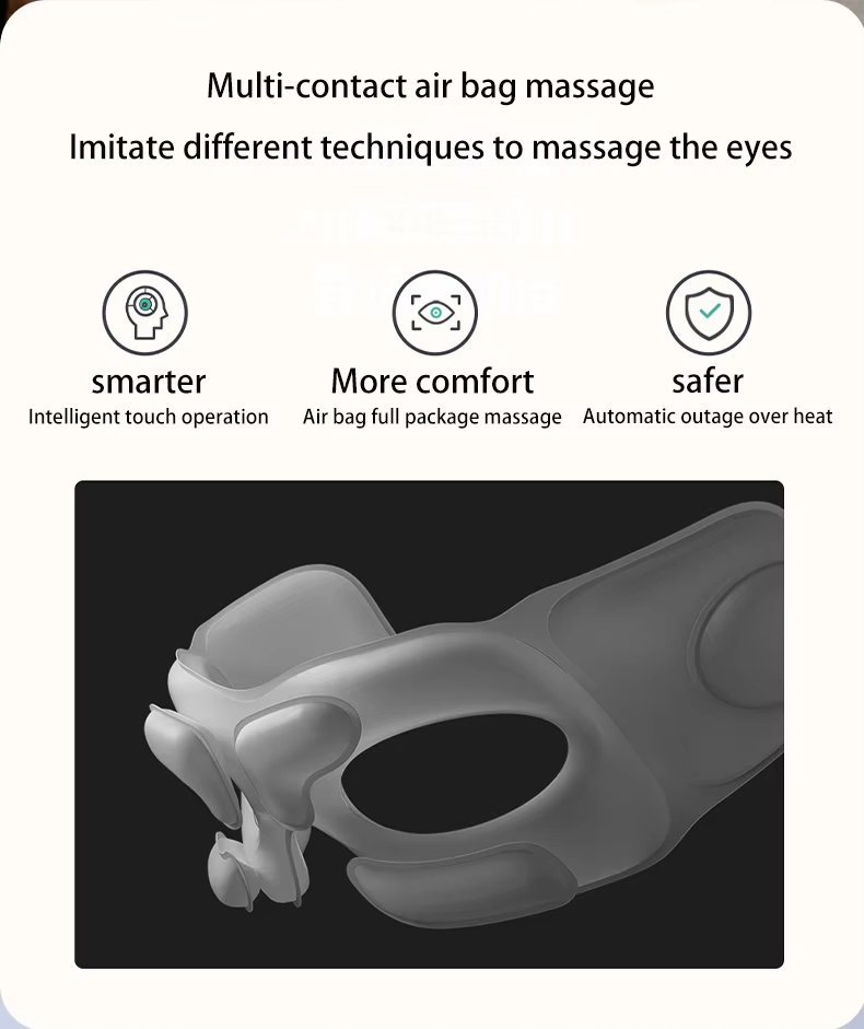 Air Pressure Eye Mask Eye Protection Device Eye Massager (Constant Temperature Hot Compress/Eye Protection Device/Eye Massager/Eye Massager/S