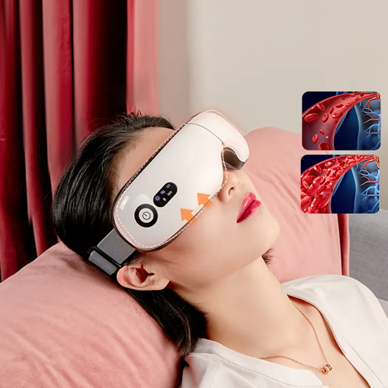 Smart Eye Massager Relieves Eye Fatigue, Protects Eyes, Recharges Bluetooth Music Air Bag