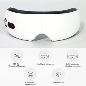 Smart Eye Massager Relieves Eye Fatigue, Protects Eyes, Recharges Bluetooth Music Air Bag