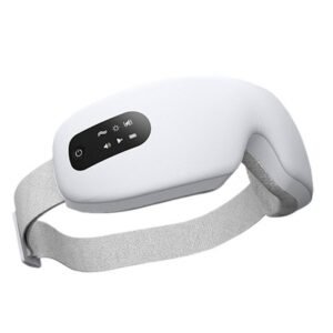 Eye Massager with Heat-Intelligent AI Voice-Bluetooth Music, 8-Mode of airbags Press Vibration Eye Masks ，for Relieve Eye Fatigue Black Eye Circles Dry Eyes Relaxing The Brain Sleep aid
