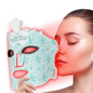 Red Light Therapy Mask for Face, 7 Colors LED Face Mask Light Therapy At Home, Led Face Mask Light Therapy, Green