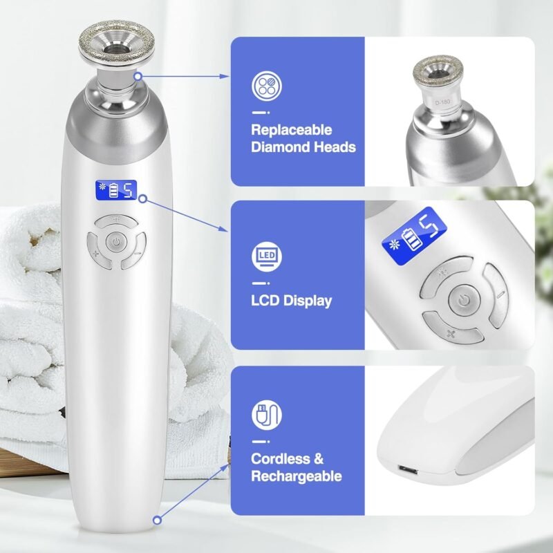 Handheld Personal Crystal Microcrystalline Dermabrasion Machine Deep Cleaning Blackhead Removal Diamond Tip Microcrystalline Dermabrasion Machine