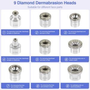 Handheld Personal Crystal Microcrystalline Dermabrasion Machine Deep Cleaning Blackhead Removal Diamond Tip Microcrystalline Dermabrasion Machine
