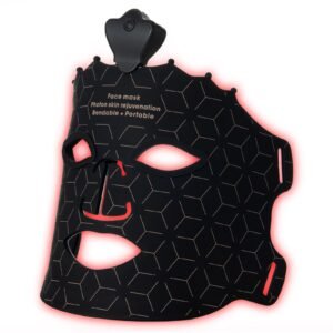 Red Light Therapy Mask for Face, Wireless 7 Colors Led Face Mask Light Therapy, Portable Face Light Therapy, Red Light Therapy Mask Skin Care, for Wrinkle Reduction Anti