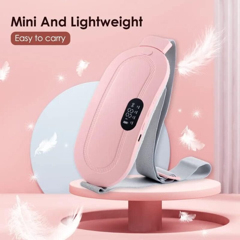 Portable cordless massage strap for quick menstrual heating pad and female digital waist cover