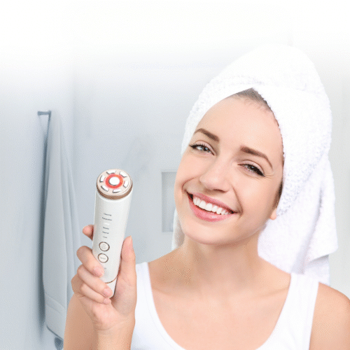 6 in 1 RF Microcurrent Facial Device, Homeuse Skin Tightening Rejuvenation Facial Massager Face Lifting Skin Care Tool for Reduce Wrinkles,Skin Care,Light Therapy,Anti Aging Device,Unisex Gift