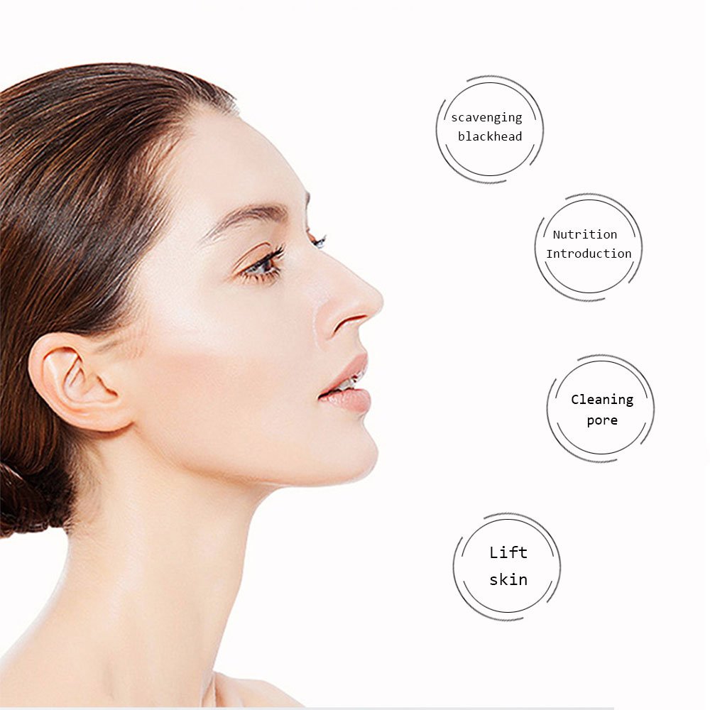 Face Scrubber, Skin Scrubber Face Spatula, Blackhead Remover Tools, Wireless Charging, Waterproof