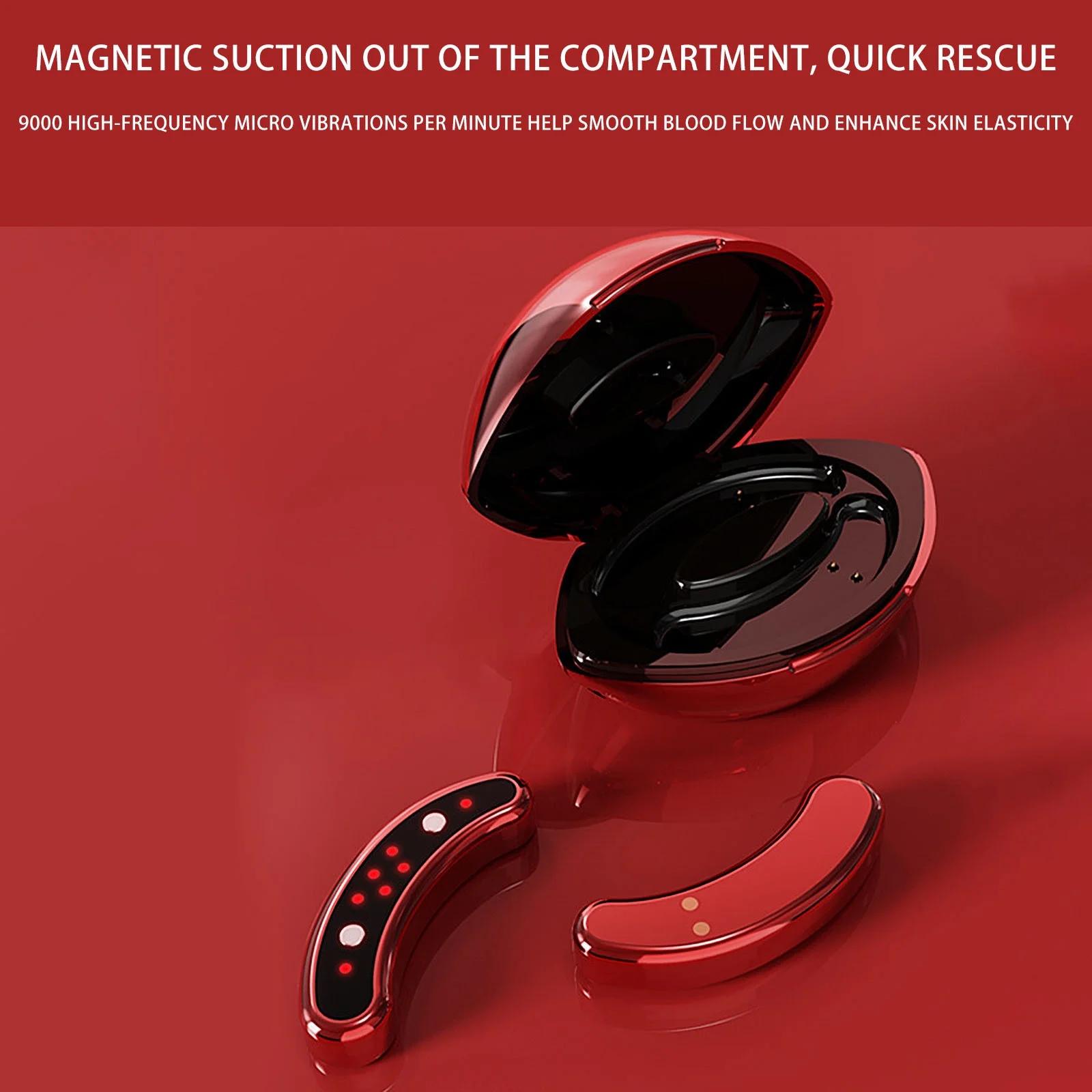 Fashion EMS Eye Massager Reduces Dark Circles Eyeliner Anti-Wrinkle Red Light Anti-Aging Eye Care Tools