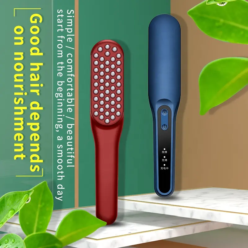 Electric Light Emitting Diode Light Therapy Scalp Care Anti-Hair Loss Scalp Care Machine Hair Growth Products Scalp Care Equipment Hairbrush