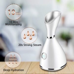 Household Skin Ozone Nano Ion Spa Portable Professional Facial Nose Vapor Inhaler
