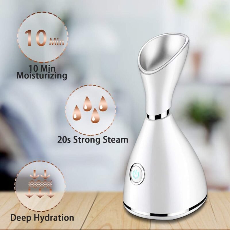 Household Skin Ozone Nano Ion Spa Portable Professional Facial Nose Vapor Inhaler