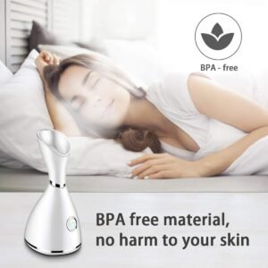 Household Skin Ozone Nano Ion Spa Portable Professional Facial Nose Vapor Inhaler