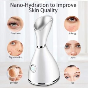 Household Skin Ozone Nano Ion Spa Portable Professional Facial Nose Vapor Inhaler