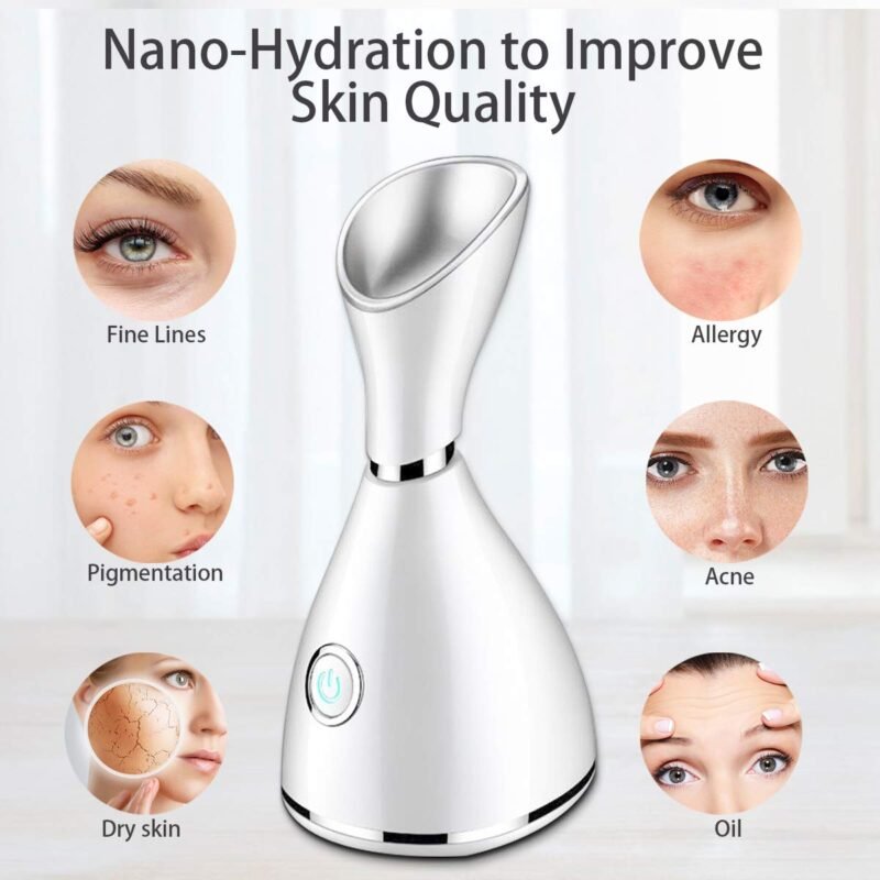 Household Skin Ozone Nano Ion Spa Portable Professional Facial Nose Vapor Inhaler