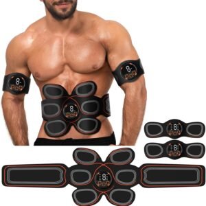 Portable Smart Wireless Abdominal Muscle Trainer Fitness Massager Training Belt