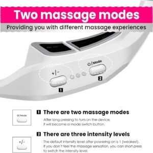 Professional Eye Wrinkle Massager with Light Emitting Diode Red Light Electric Wireless Eye Beauty Instrument