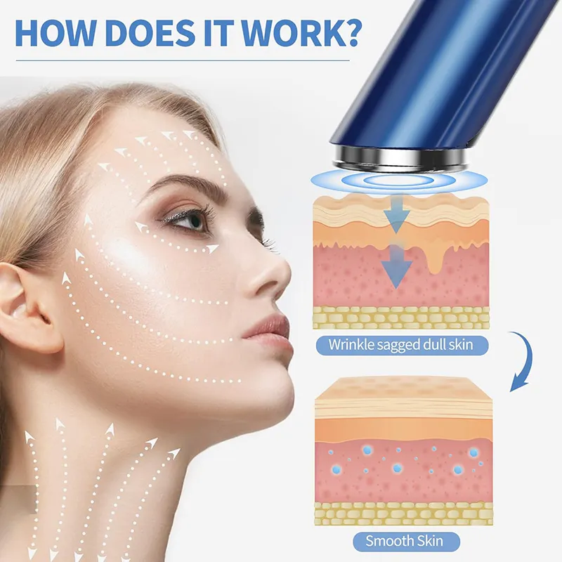 Texet Microcurrent Facial Device, Facial Massager, Home Use Skin Tightening Machine Light Therapy for Face Eye Neck Lifting 6 in 1 Skin Care Tool
