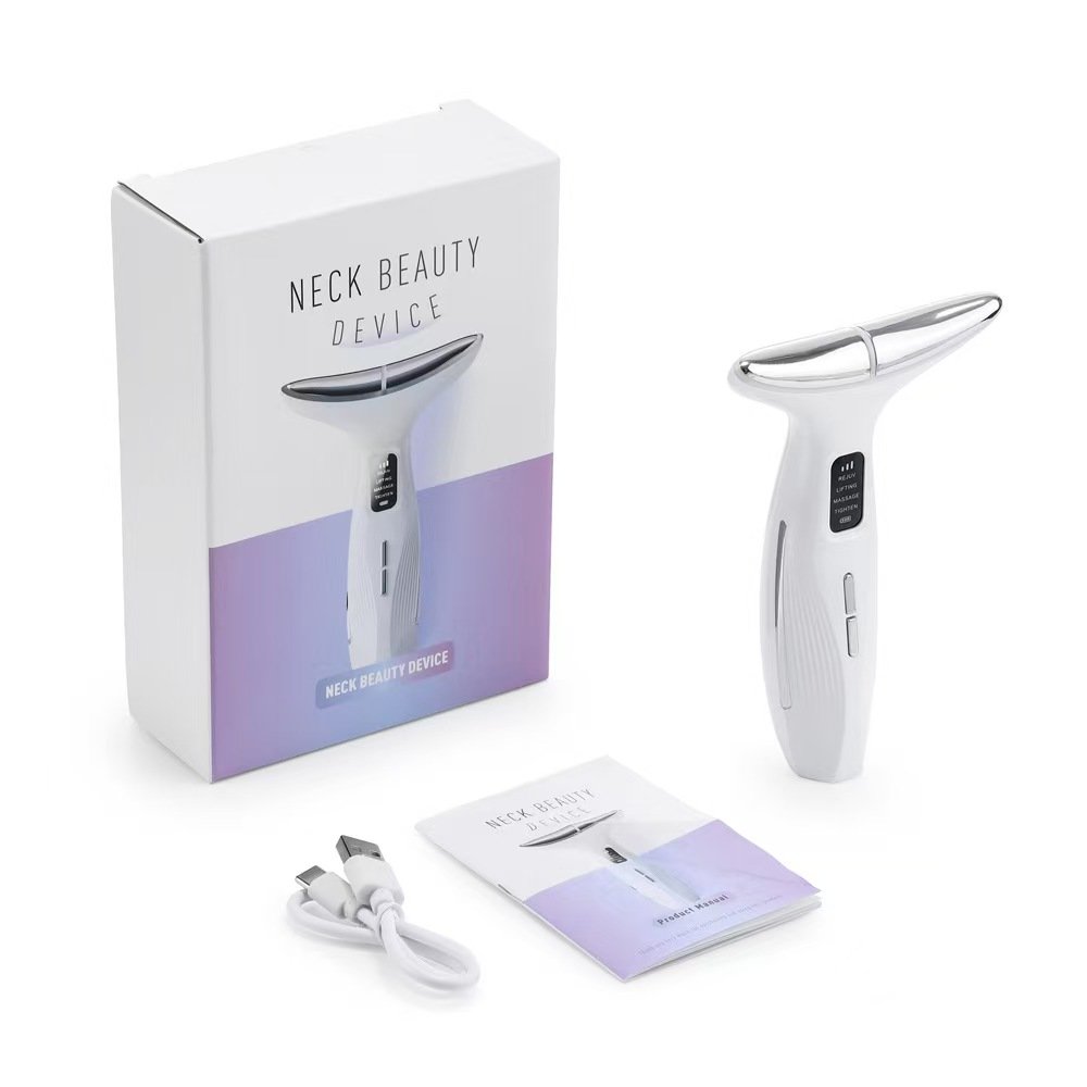 7 Color LED Face Massager Electric, 6-in-1 Multi-Mode Face Sculpting Device, with Vibration Facial Massager, Anti-Wrinkle Face Lifting Device