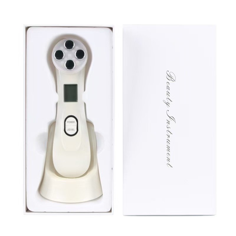 Skin Tightening Machine, Face Skin EMS Mesotherapy Electroporation RF Radio Frequency Facial LED Photon Skin Care Device Face Lift Tighten Beauty Machine Face Massager
