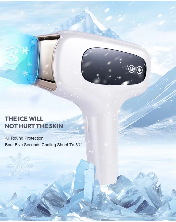 Super Ice-Cooling Fast-Speed IPL Hair Removal Device