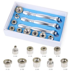 Diamond Microdermabrasion Replacement Tips Kit – 3 Handles + 10 Wands + Filters for Facial & Body Exfoliation, Blackhead Removal
