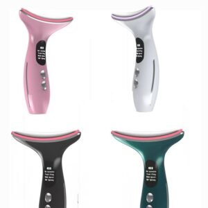 Neck & Face Beauty Device – Anti-Wrinkle Skin Tightening Massager with EMS & Thermal Therapy for Lifting, Firming and Fine Line Reduction