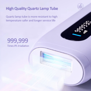 IPL Laser Hair Removal Device for Women & Men – 999,999 Flashes Painless At-Home Hair Remover with LCD Display, Includes Protective Glasses & Shaver