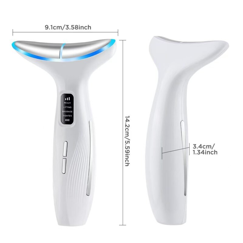 VG-OF102 product2 Neck Firming Beauty Device – LED Photon Therapy Neck Massager for Tightening Skin and Lightening Neck Lines, At-Home Anti-Wrinkle Tool