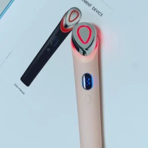 VG-RF501 7-Color LED Facial Treatment Device, Anti-Aging Skin Care Wand with Heating Massage and Home Spa Routine