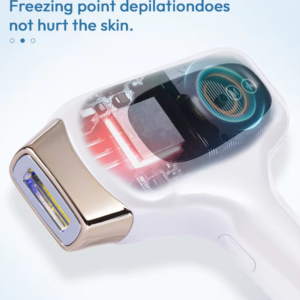 Super Ice-Cooling Fast IPL Hair Removal Device, High-Speed Auto Flash, 5 Levels, Home Permanent Hair Reduction for Women and Men