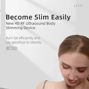 VG-122E 4D RF Ultrasound Body Sculpting Device, Red Light Body and Neck Massager for Smoother, Firmer-Looking Skin at Home