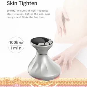 VG-122E 4D RF Ultrasound Body Sculpting Device, Red Light Body and Neck Massager for Smoother, Firmer-Looking Skin at Home