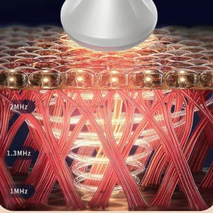 VG-122E 4D RF Ultrasound Body Sculpting Device, Red Light Body and Neck Massager for Smoother, Firmer-Looking Skin at Home