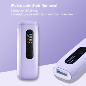 VG-H04R IPL Hair Removal Device, 5 Levels (5-12J), Manual/Auto Mode, At-Home Hair Reduction for Face and Body