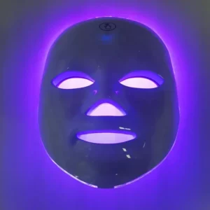 VG-O303B LED Light Therapy Face Mask, Rechargeable Full-Face Skin Care Mask for Brightening, Calming and Home Facial Routine