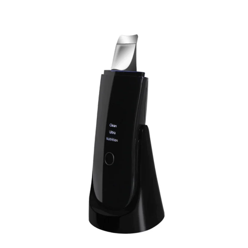 VG-OS03 Ultrasonic Skin Scrubber, Facial Deep Cleansing Spatula with Ion Mode for Blackhead, Oil and Dead Skin Care